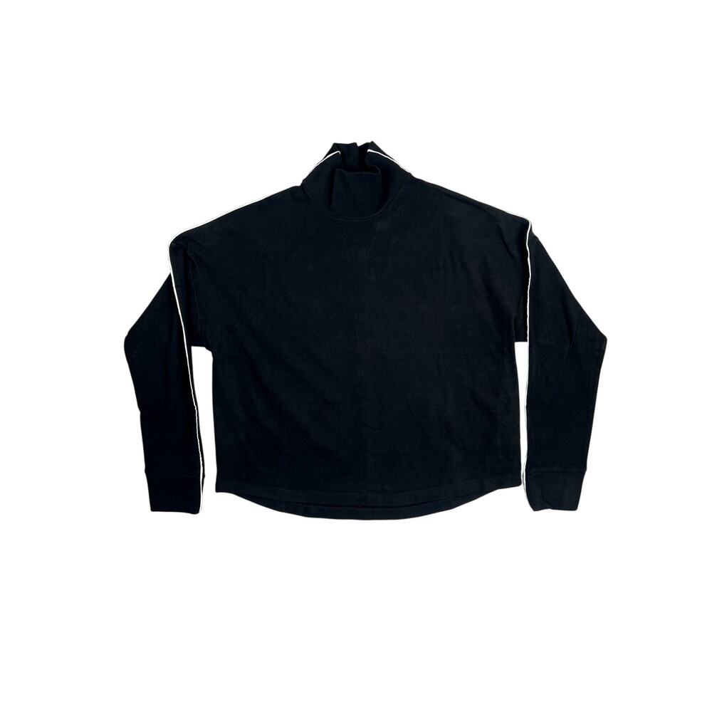 Varley Black High‑Neck Long Sleeve Top – Size L